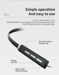 Amazons-auriculares con Control de volumen, Supergraves, Bluetooth, banda para el cuello - Product Image 4
