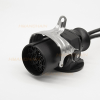 Nuevo Cable de Seguridad para Remolque de PVC de 24V, 13 Pines, 7 Pines x 2, Conector de Plástico de Inyección, Adaptador ABS/EBS, Cable en Espiral