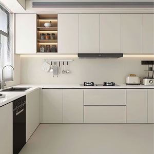 SANPOVA - Muebles de Cocina Modernos Personalizados, Combinación de MDF Sólido, Personalización Integrada para Toda la Casa - Product Image 2