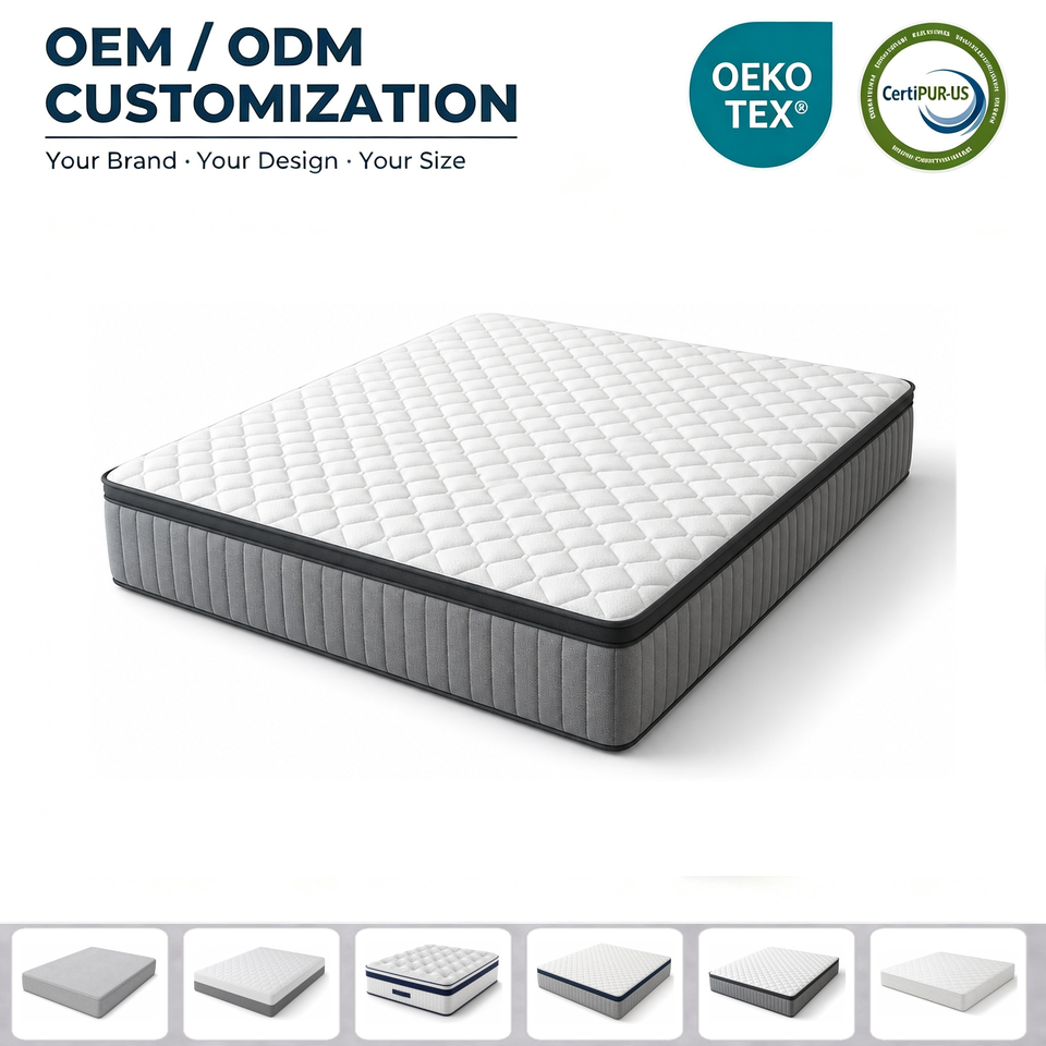 Factory Direct Custom Multi Layer Memory Spring Hybrid Mattress Mat Air ...
