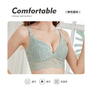 Nhà Máy Trực Tiếp Chất Lượng Cao Sexy Ren Lưới Đồ Lót Tập Trung Mỏng Thoáng Khí Điều Dưỡng Áo Ngực Cho Phụ Nữ Mang Thai - Product Image 5