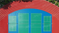 Peinture liquide acrylique pour sol en caoutchouc de terrain de tennis