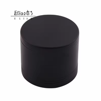 Yiwu Erliao – Nouveaux Grinders à Herbes de Luxe Personnalisés en Alliage de Zinc 40mm, 4 Pièces, Accessoires de Fumeur Portables, Vente en Gros
