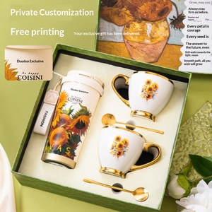 Taza Térmica de Alta Gama, Set de Regalo Creativo con Impresión Offset <span class=keywords><strong>para</strong></span> <span class=keywords><strong>Novia</strong></span>, Mejor Amiga, Maestra, Recuerdos <span class=keywords><strong>para</strong></span> Fiestas de Inauguración de Casa - Product Image 4
