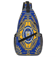 Maßgefertigte Sigma Gamma Rho 1922 Brusttasche/Umhängetasche aus Polyester, Langlebiges Sport- und Reisegeschenk für Frauen & Männer
