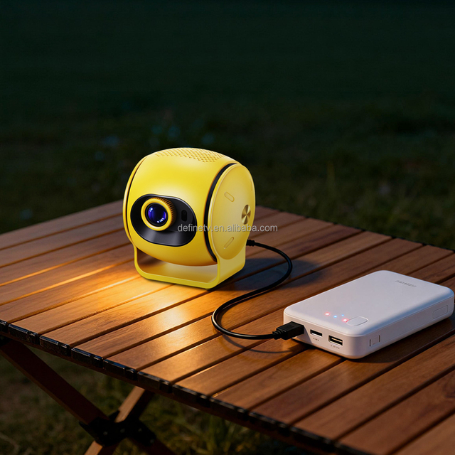 Pico 4K Portable Mini LED UST Projector with Auto Focus MEMC HDR10 Type-C Android 13 Beamer Home & Outdoor Use