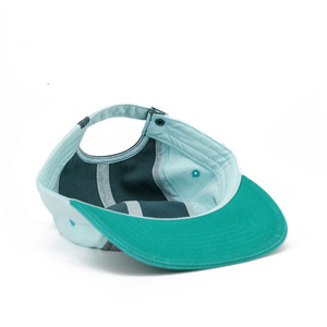 Logo personnalisé étiquette 5 panneaux <span class=keywords><strong>de</strong></span> haute qualité Camp chapeau casquette coton non structuré Snapback papa chapeaux cinq panneaux chapeau - Product Image 5