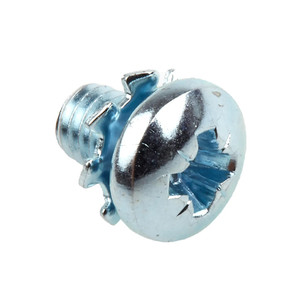Tornillos combinados M4 M6 con cabeza alomada y ranura cruzada, con dientes de sierra para fijación - Product Image 4