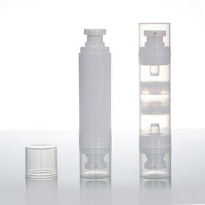 Doppia testa PP Airless pompa/flacone <span class=keywords><strong>Spray</strong></span> 5ml 10ml una bottiglia due utilizzo Vaccum imballaggio cosmetico per crema per gli occhi ciglia finte - Product Image 1