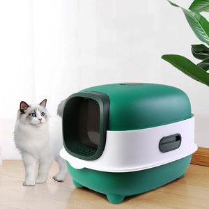 <span class=keywords><strong>Litière</strong></span> pour chat couverte en gros double boîte en plastique autonettoyante 2025 pour la vente au supermarché - Product Image 2