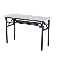 Bureau de direction moderne et table pliante pour les conférences de bureau Mobilier de bureau commercial en bois pour les réunions et les événements