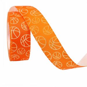 Ruban gros-grain imprimé basketball de 2,2 cm x 10 yards, longueur personnalisée, pour cordons de cou et loisirs créatifs - Product Image 5