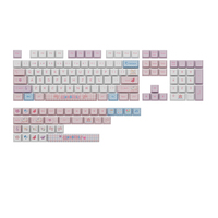 Ensemble de touches de clavier à rétroéclairage moulé Offre Spéciale de la russie, ensemble de touches de sublimation à colorant mx 129 gmk gk2 mars vert