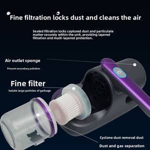 Nouvel appareil domestique anti-acariens pour lit et dortoir, portable, sans fil, rechargeable, fonctionnement silencieux, aspiration puissante, antibactérien - Product Image 3