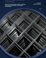 Paneles de malla de alambre de acero de corte personalizado de 4-6mm para construcción de sótanos y paneles de malla de alambre soldado con refuerzo sísmico