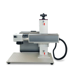 เครื่องแกะสลักแก้วสแตนเลส50W Raycus JPT เลเซอร์ไฟเบอร์พร้อมเส้นผ่าศูนย์กลาง80มม. แบบหมุนได้สำหรับปากกาถ้วยทรงกระบอก - Product Image 3