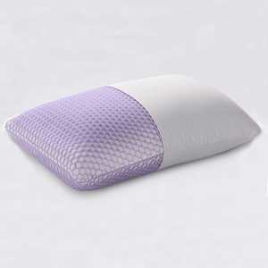 Cabezal de enfriamiento TPE Air Grid Soporte de látex Espuma <span class=keywords><strong>Talalay</strong></span> <span class=keywords><strong>Almohada</strong></span> de cama de látex con patrón geométrico sólido Función de alivio de presión - Product Image 1