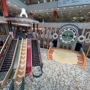 Grande <span class=keywords><strong>piscine</strong></span> à balles intérieure en plastique pour enfants <span class=keywords><strong>avec</strong></span> toboggans pour centre commercial - Product Image 3