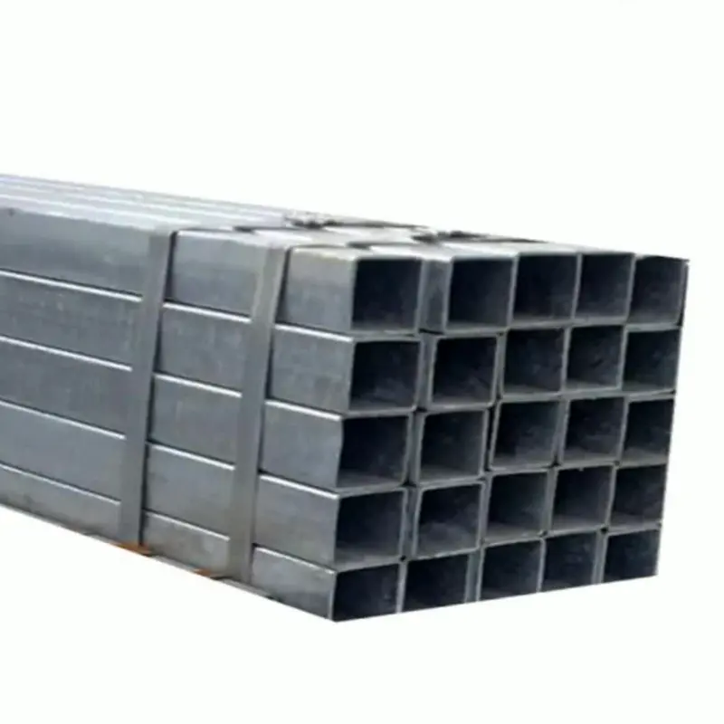 Tuyau carré en acier galvanisé 100x100 MS, Astm A500 SHS RHS ASTM A500