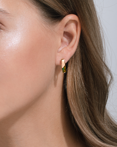 Meilleur ensemble de nouvelles boucles d'oreilles élégantes modernes 14K solide rose jaune blanc boucles d'oreilles en or avec Sitall du fabricant - Product Image 2