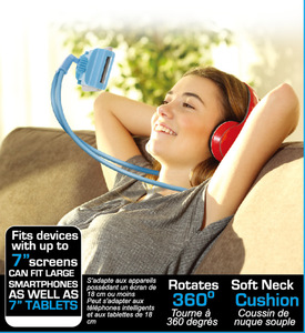 Support de Téléphone Universel Flexible Rotatif à 360° à Suspendre Autour du Cou, Fixation pour Lit Compatible avec <span class=keywords><strong>iPhone</strong></span> - Product Image 4