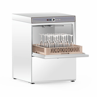 Lave-vaisselle professionnel en acier inoxydable à encastrer sous comptoir, certifié CE, capacité de 60 bacs/heure, garantie 1 an