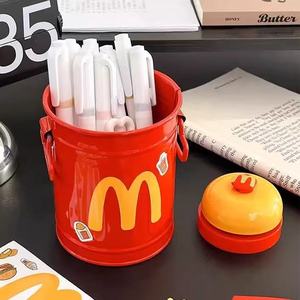 Maimen M Desktop <b>Pen</b> Holder Plastic Round Cute Desk Organizer For Students Office Stationery Storage - Product Image 3
