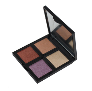Pigmento alta brillo MSDS de la FDA 4 colores en polvo seco de etiqueta privada cosméticos maquillaje sombra de <span class=keywords><strong>ojos</strong></span> de caso - Product Image 3