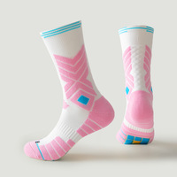 Chaussettes de sport professionnelles pour jeunes athlètes de basketball, épaisses et rembourrées, pour l'extérieur