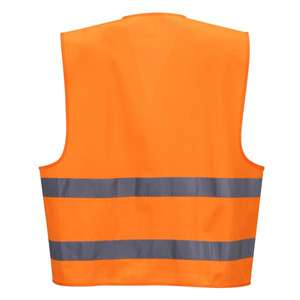 PORTWEST - C475ORRXX/3X Gilet orange haute visibilité avec double support d'identification-EAN 5036108214624 HI-VIS WORKWEAR - Product Image 2