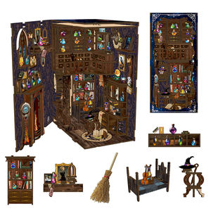 Xinyue CE certificado EE. UU. Mercados librería estantería decoración amigable Mini libro mágico rincón para estantería ornamento Mini juguete - Product Image 4