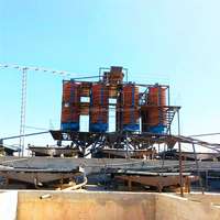 Table vibrante 6S à haut taux d'enrichissement pour la séparation des minerais de tungstène et d'étain - Équipement d'usine de traitement 1,5 t/h