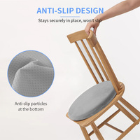 Coussin de Siège en Mousse à Mémoire de Forme Haute Qualité, Personnalisé, Confortable, Déhoussable et Lavable pour Soulagement du Stress