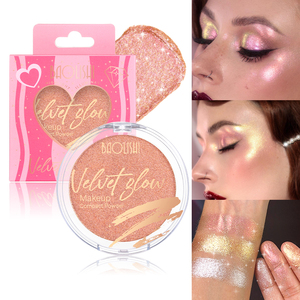 <span class=keywords><strong>Paleta</strong></span> de polvo resaltador de brillo monocromático <span class=keywords><strong>iluminador</strong></span> de contorno de brillo polarizado duradero iluminar resaltar cosméticos de maquillaje - Product Image 3