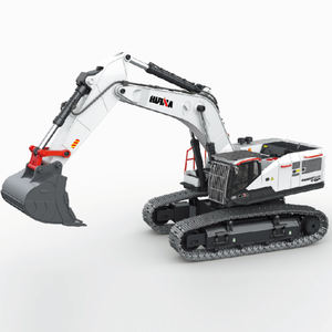 Verbesserter 1594 HuiNa 4 in1 Metall legierung bagger 2.4G 1/14 22ch Engineering Digger/Timber Grab/Drill/Gripper - Product Image 1