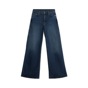 Women Ripped Distressed Denim Jeans High Waist Straight Leg Casual <b>Pants</b> Fashion Streetwear Bottoms For Daily Wear - Product Image 1