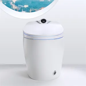 automatic flushing electric one piece tankless intelligent smart toilet