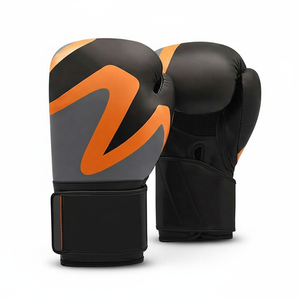 ถุงมือมวยหนัง PU แบบปรับแต่งโลโก้ได้ - Product Image 1