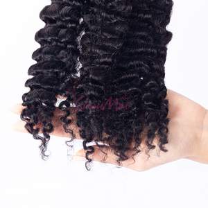 Nouvelles extensions de cheveux humains au crochet à <span class=keywords><strong>pointe</strong></span> effilée, bouclées pour tressage, tresses bohèmes vierges, cheveux humains crépus bouclés pour tresses, fournisseur - Product Image 6