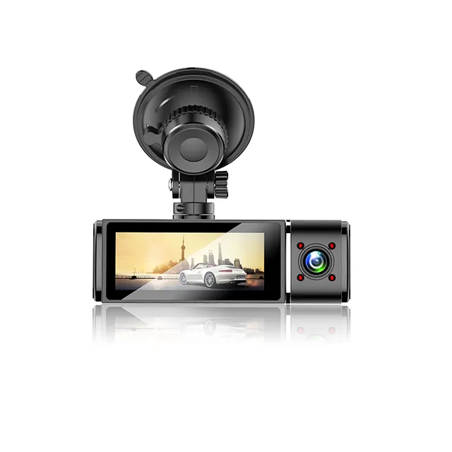 2021 Kosten günstige FHD 1080P Dual Lens Dash-Kamera mit Front-und Innen kamera Unterstützung Nachtsicht-Park modus