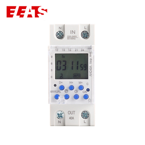 <span class=keywords><strong>Interruptor</strong></span> de Luz <span class=keywords><strong>Digital</strong></span> Semanal <span class=keywords><strong>Programable</strong></span> ELEATS con Temporizador Automático para Riel DIN, 220V CA, 24 Horas, 7 Días, 40A, para el Hogar - Product Image 4