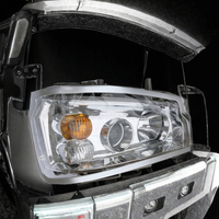 Phare / Feu avant combiné Sinotruk HOWO WG9719720001/WG9719720002 (avec lentille de projecteur, 24V)