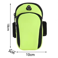 Brazalete Deportivo para Ciclismo al Aire Libre, Estilo Personalizado, Bolsa para Correr, Bolsa de Almacenamiento Portátil para Fitness, Bolsa para Teléfono Móvil para Correr