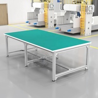 Ligne d'assemblage personnalisée en gros banc de travail en métal banc d'atelier en aluminium banco de trabajo plus haut