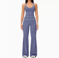 Ensemble de yoga pour femmes : soutien-gorge de sport et short à séchage rapide pour la course en extérieur et la gym – Collection Automne