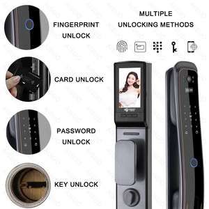 Serrure de porte numérique de clavier d'écran tactile d'APPLI de WIFI de prix usine avec la serrure futée d'appareil-photo - Product Image 2