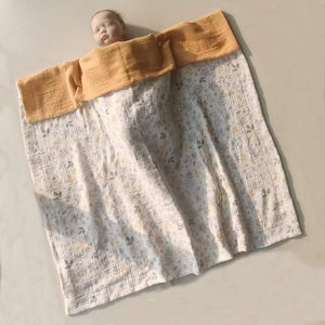 Manta Envolvente de Muselina de Algodón para Bebé, Diseño Personalizado, Manta para Cuna, Cochecito, Cama, Manta Suave para Niños Pequeños, Manta de Gasa para Bordar con Nombre - Product Image 2