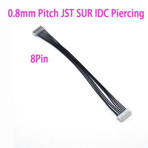 0,8 mm 8-pins JST SUR IDC doorborende draadkabel, soldeerloos, dunne kabel voor selfservice-verkoopautomaten - Product Image 1