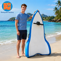 Jet ski gonflable pour enfants avec moteur électrique, plateforme gonflable personnalisée pour yacht, bateau, piscine, planche de plongée gonflable en PVC