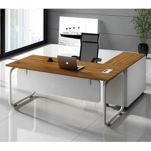 Lusso Moderno Ufficio Scrivania <span class=keywords><strong>MFC</strong></span>/MDF Mobili Per Ufficio A Forma di L Tavolo CEO - Product Image 4